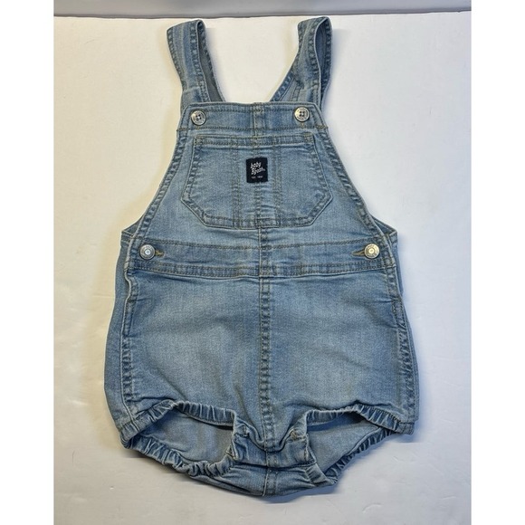 Oshkosh Bgosh Denim Jean Romper (24 months) overalls (Y2K 2000s) - Picture 1 of 11